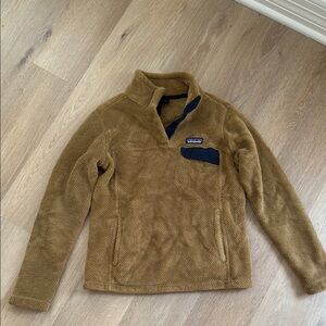 Patagonia Brown Snap T Fleece Pullover